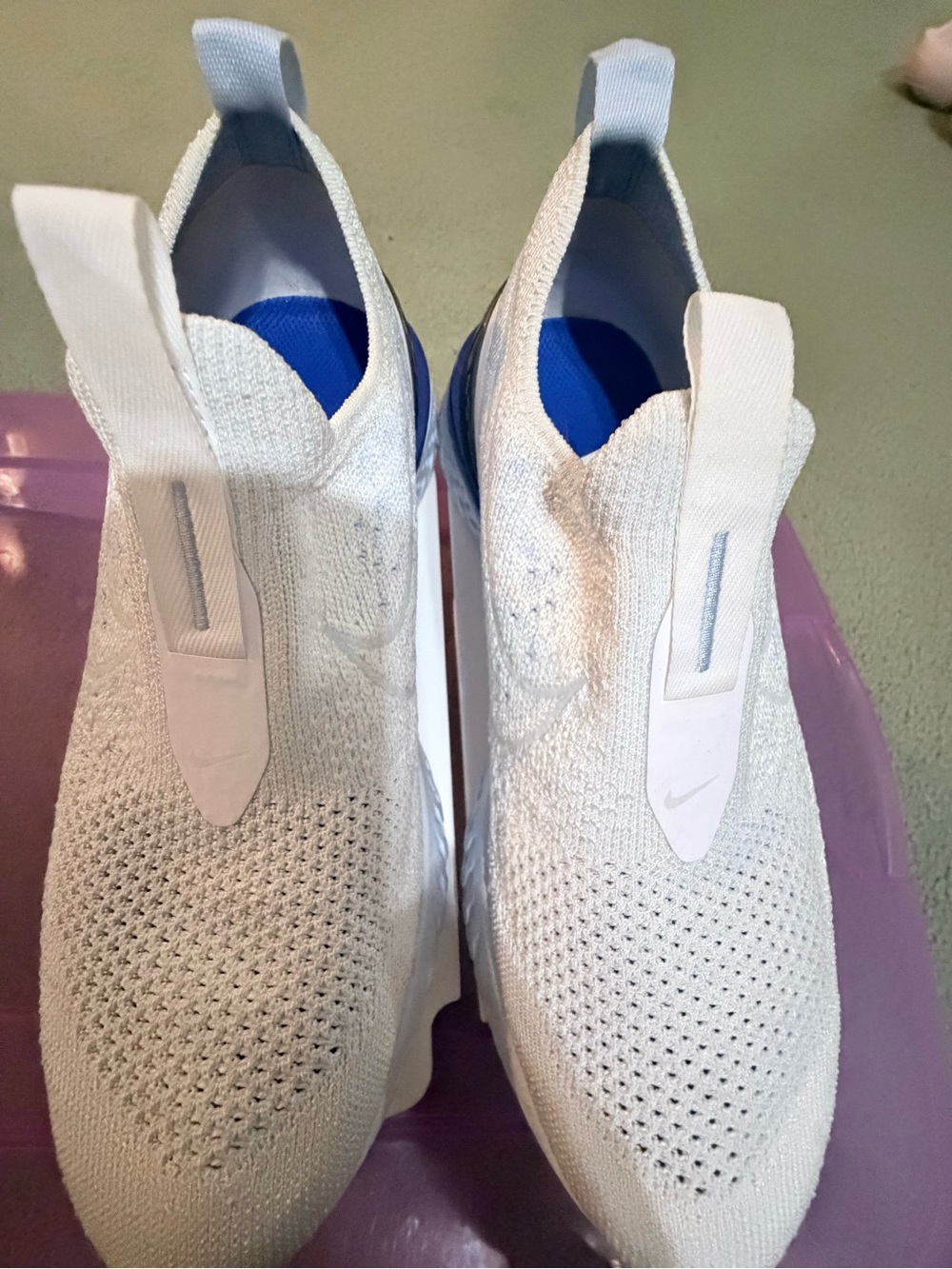 Nike Epic Phantom React Flyknit white hydrogen blue